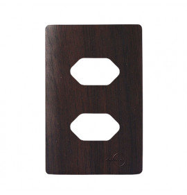 Placa p/ 2 Tomadas 4x2 - Novara Tabaco